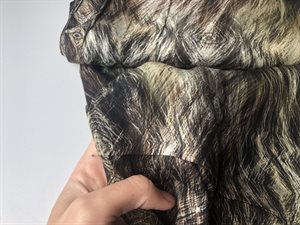 Fastvævet viscose - mønster af hår